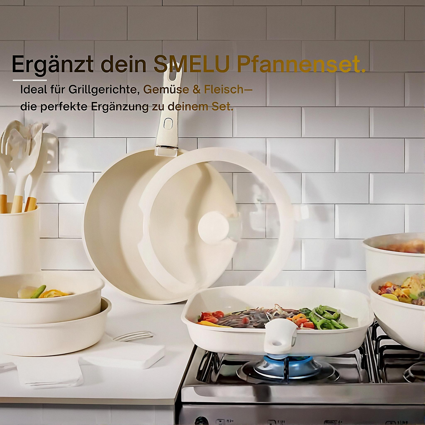SMELU™ Keramische Antihaft-Grillpfanne 30cm