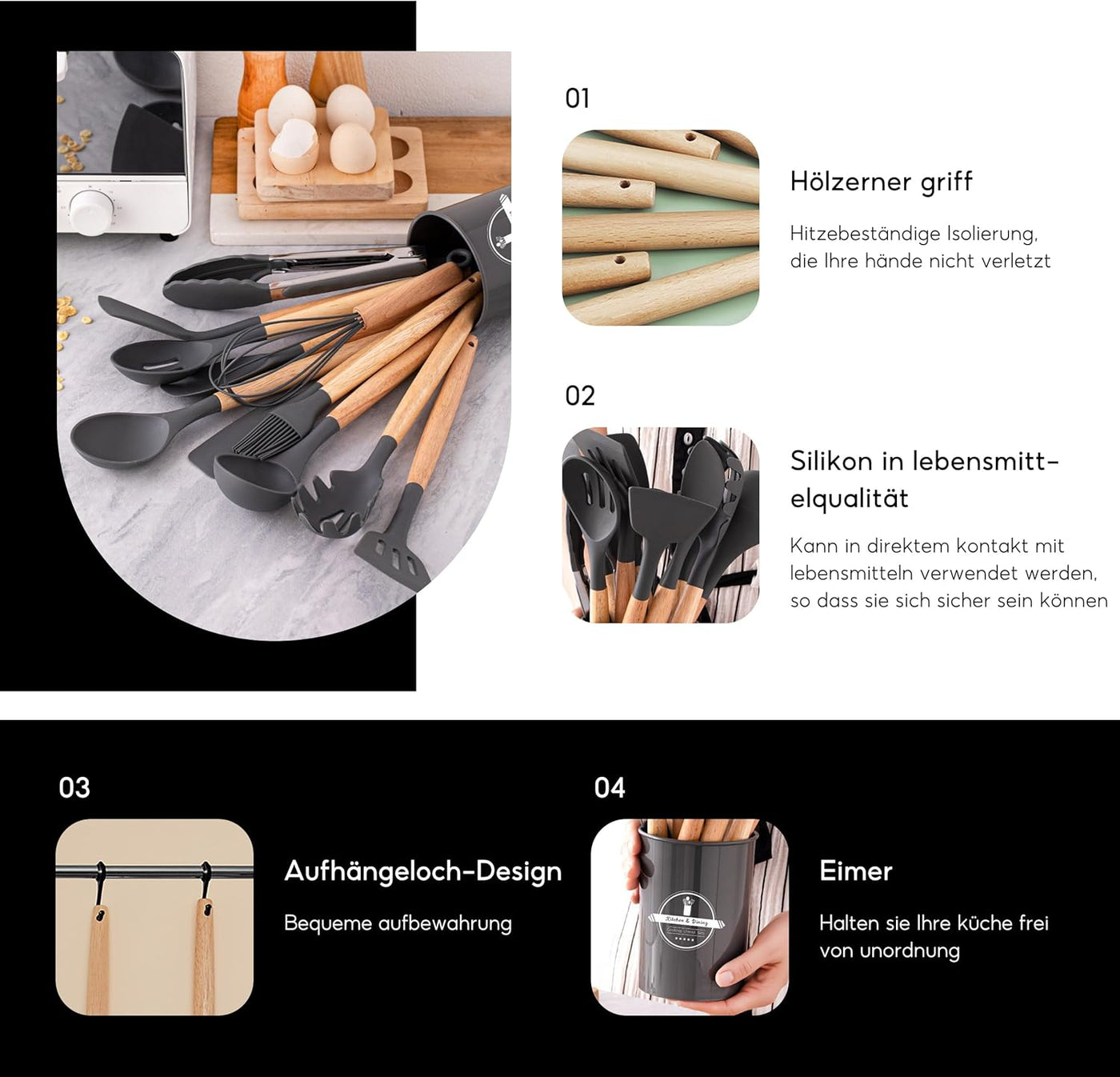 SMELU™ 12-teiliges Küchenutensilien-Set