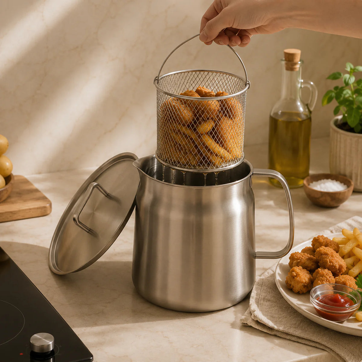 Ellis™ Edelstahl Frittier-Topf