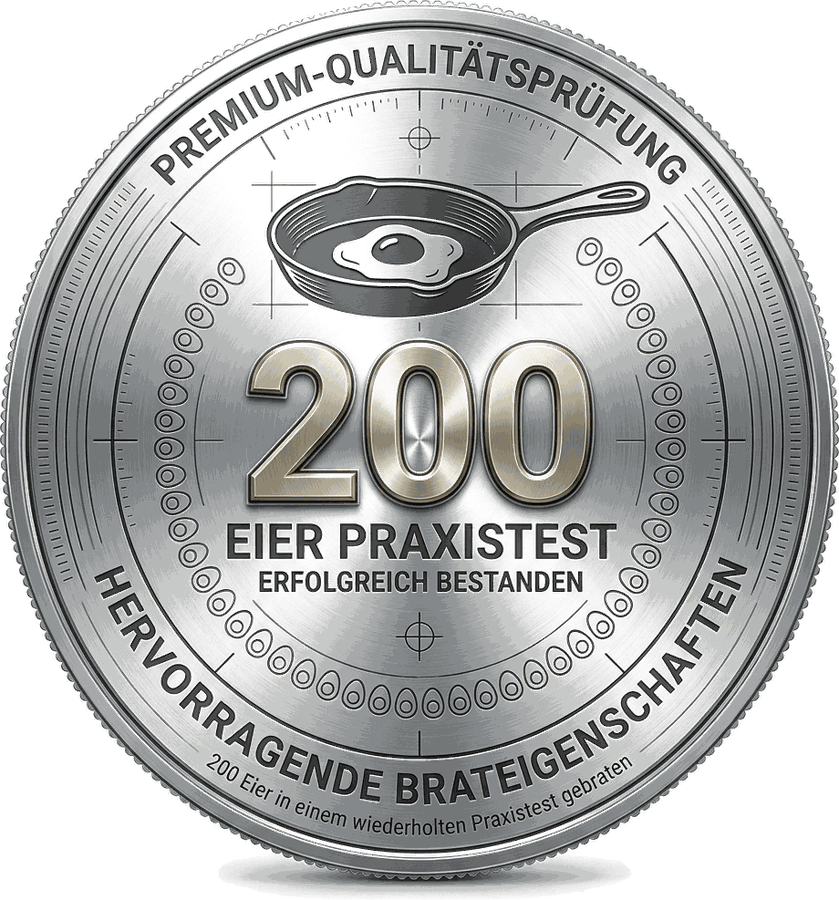 Siegel: 200 Eier Praxistest